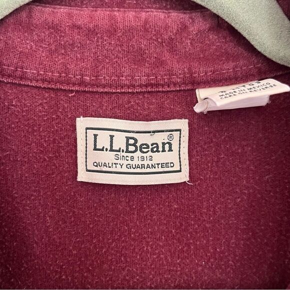 Vintage 2002 L.L. Bean Chamois Cloth Button Down Shirt Men's L Heavy Y2K - Picture 4 of 13